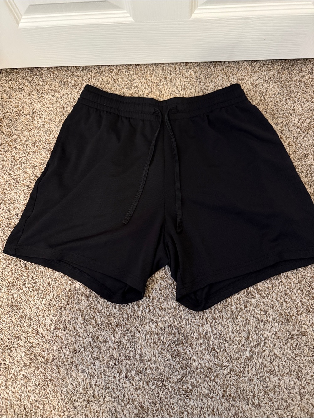 tek gear Men's Black Athletic Drawstring Shorts